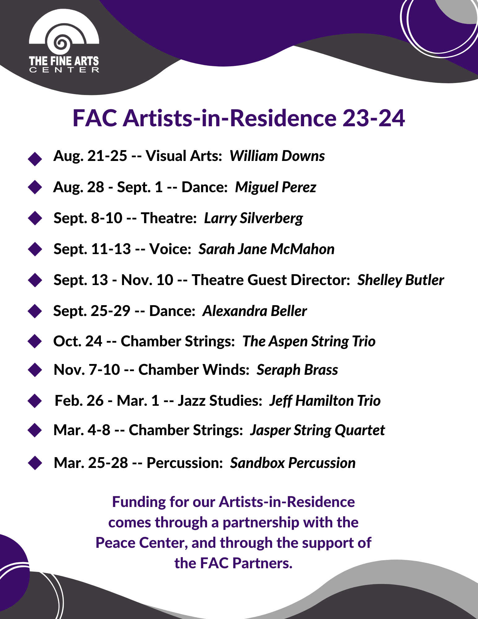 Artists-in-Residence 23-24